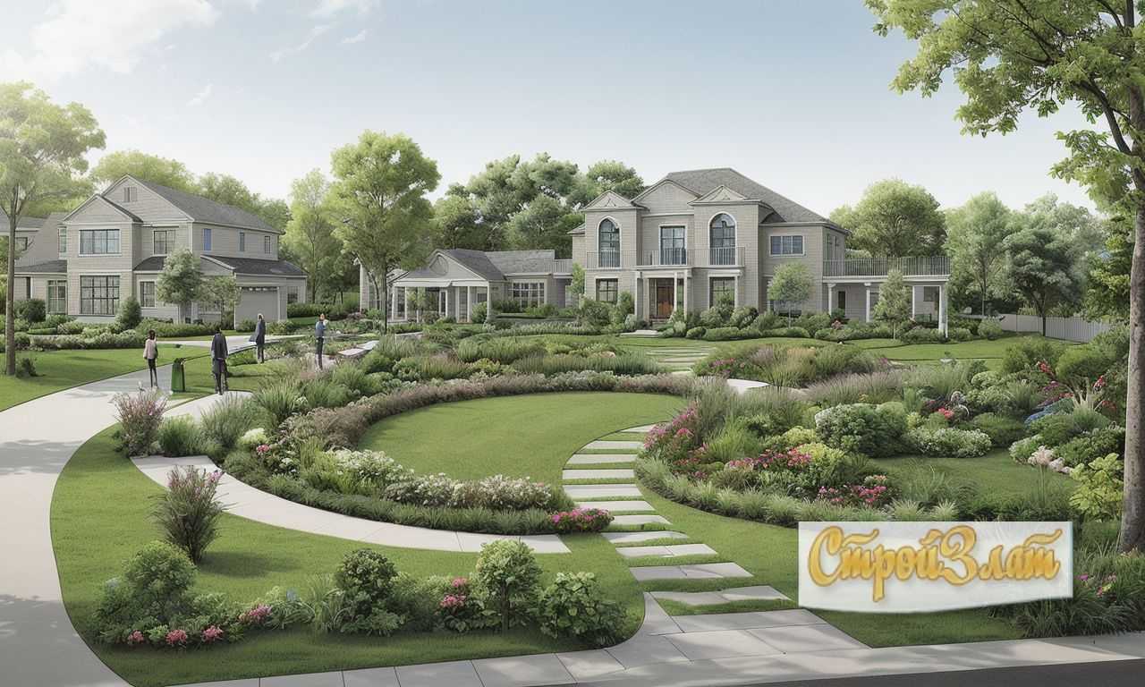 Размещение бамбука и других растений