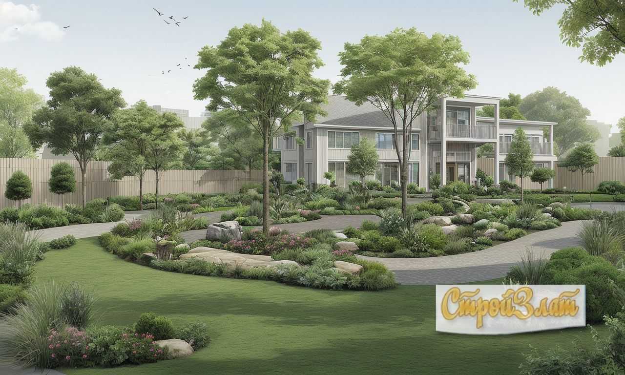 Миксбордер для солнечного участка на весь сезон с цветами и зеленью