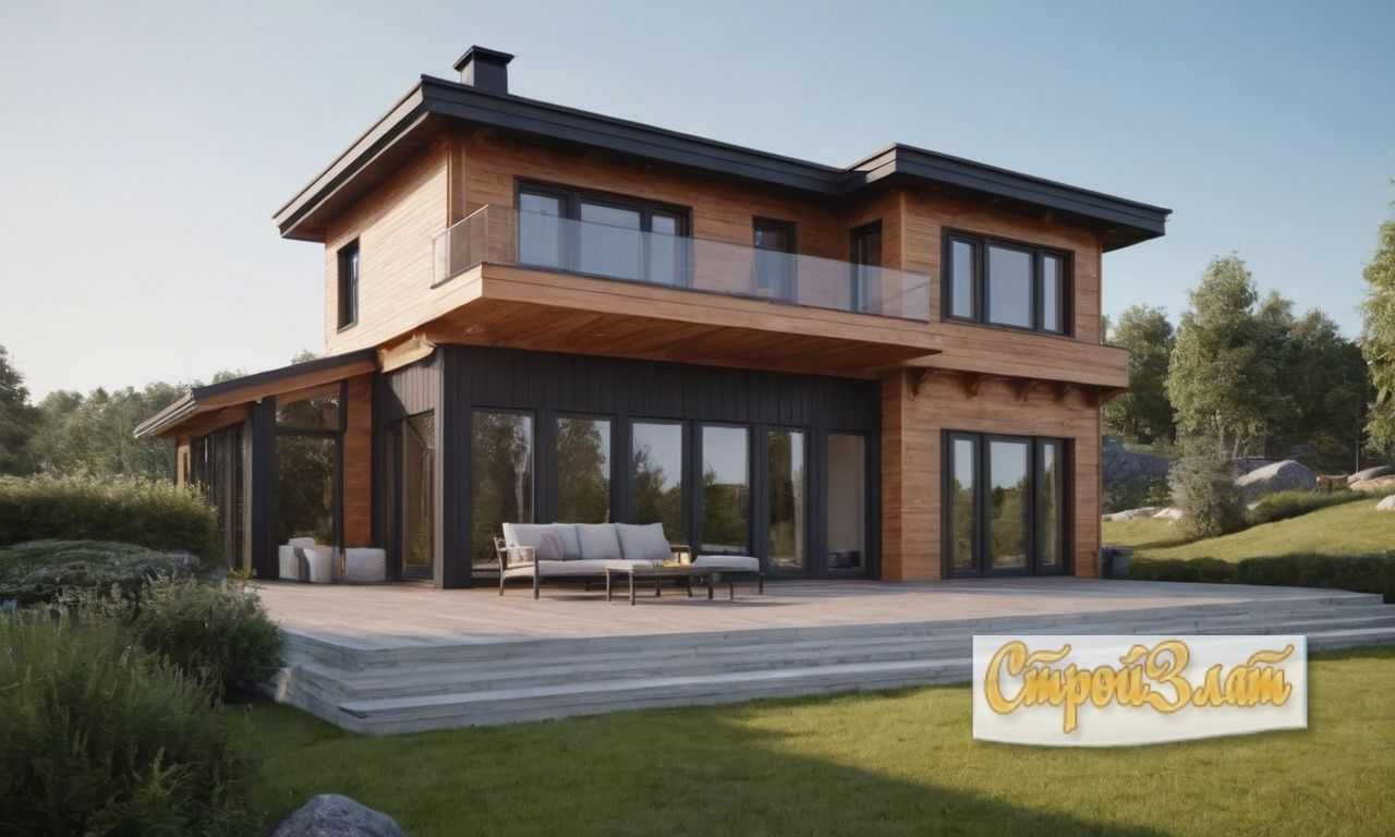 Проектирование фасадов с комбинированными материалами для уникального внешнего вида