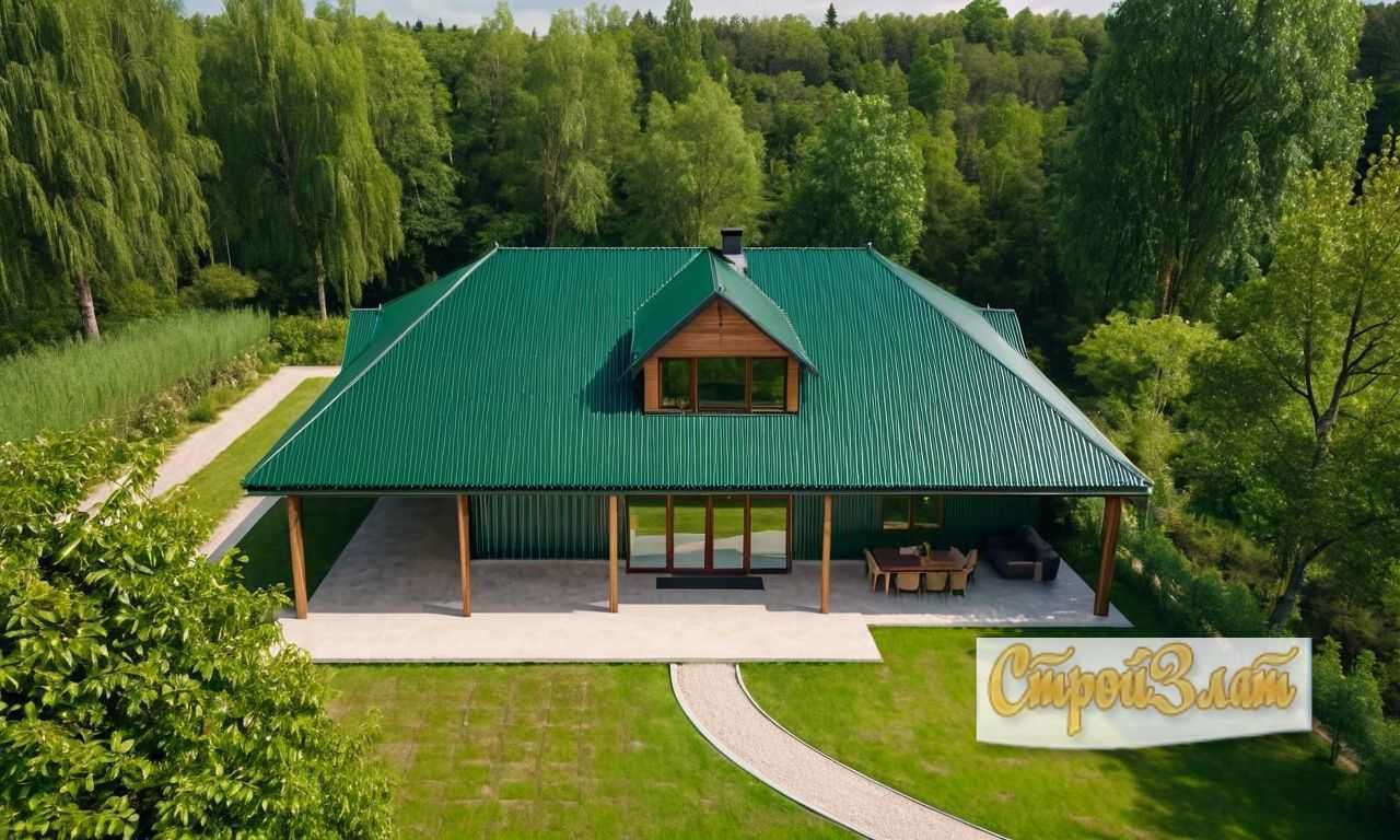 3. Вьющиеся растения на крыше