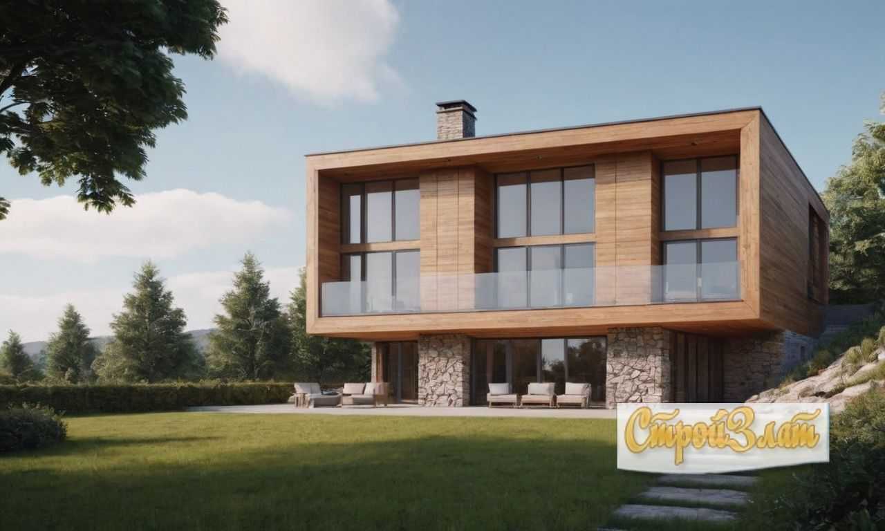 Дом с отдельным техническим входом для повышения удобства и безопасности