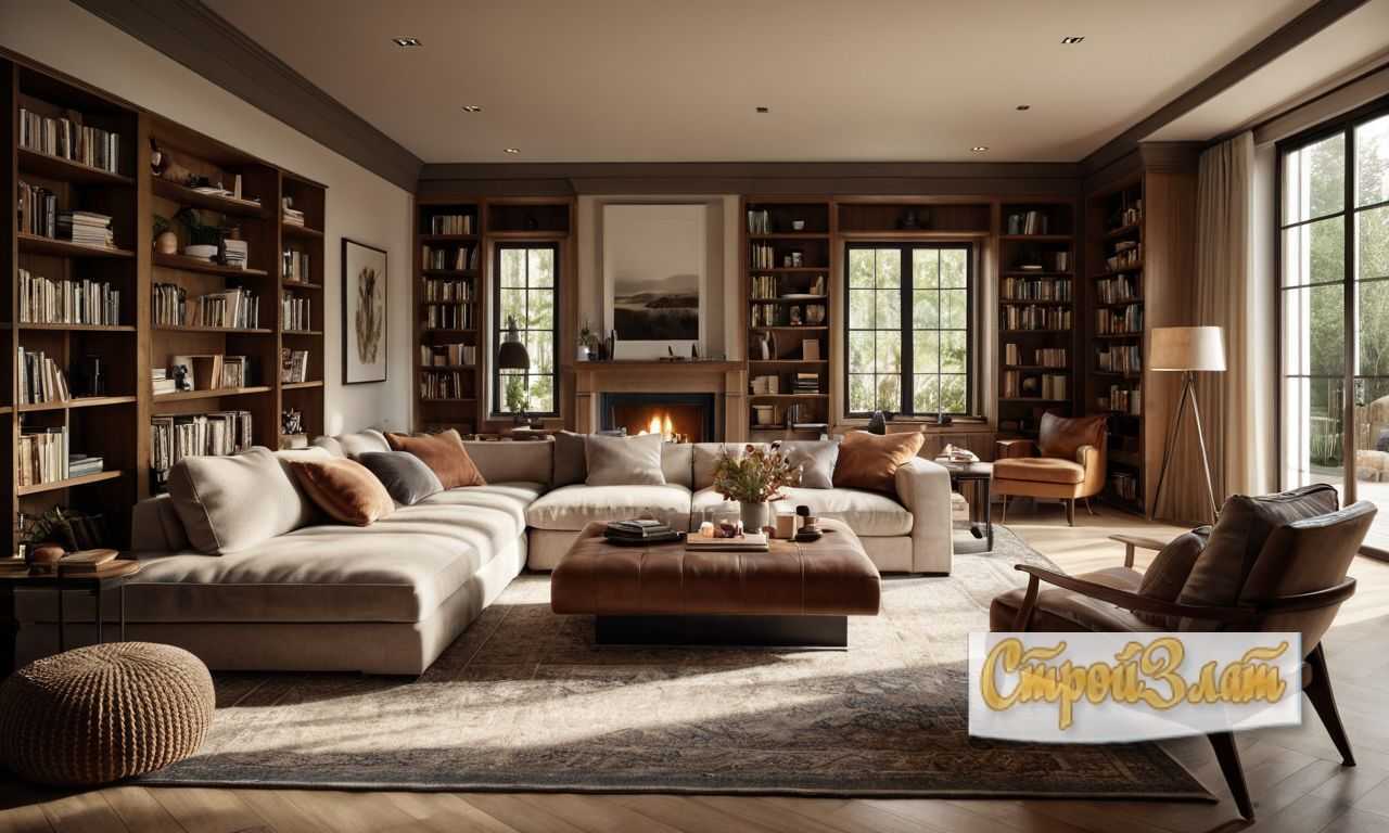 Как угловые стеллажи сочетаются с разными стилями интерьера