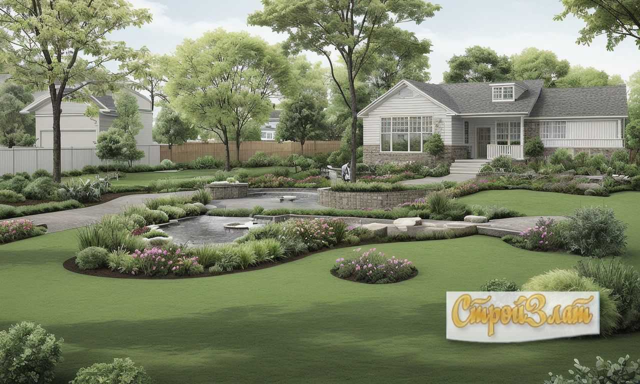 Средний план: растения средней высоты