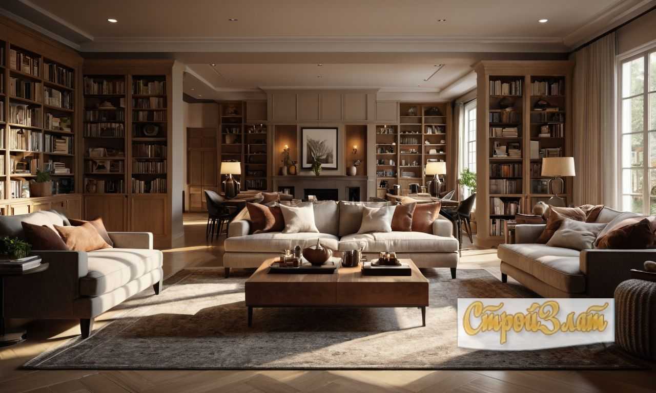 Как темная мебель в гостиной создает стильный и уютный интерьер