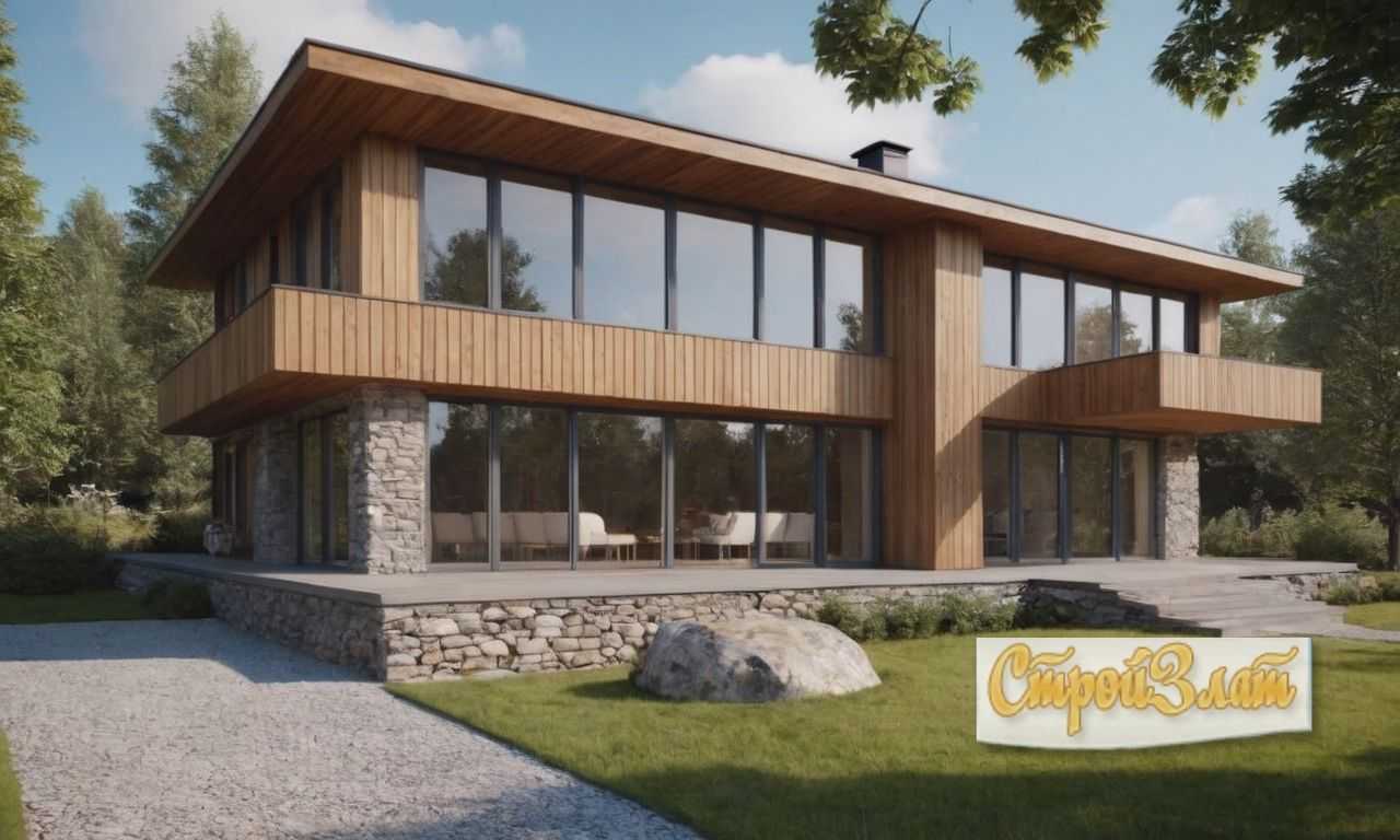 Дом с архитектурой, устойчивающей к перепадам температуры для вашего комфорта