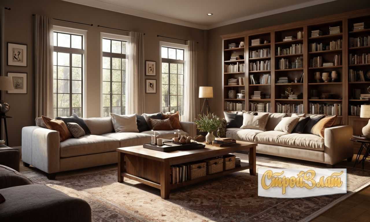 Лучшие идеи мебели для гостиной с низкими потолками для комфорта и стиля