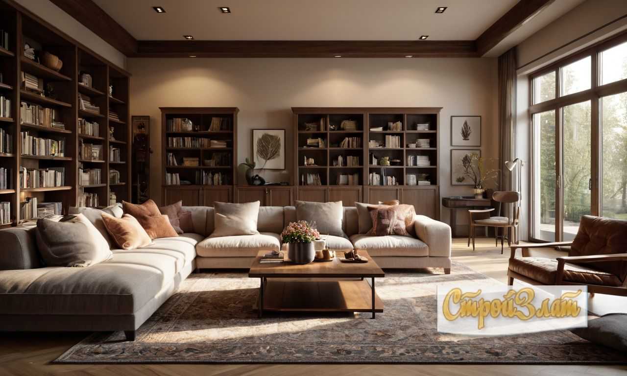 Размер и расположение мебели