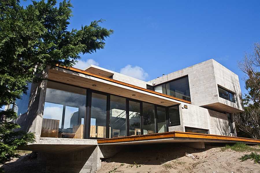 Дома из бетона: современный минимализм в загородной архитектуре