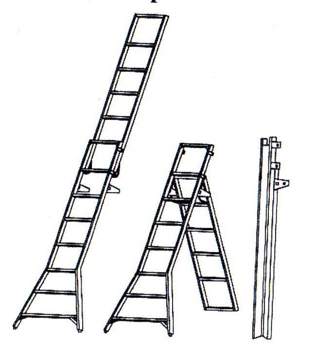 Как безопасно использовать строительную лестницу