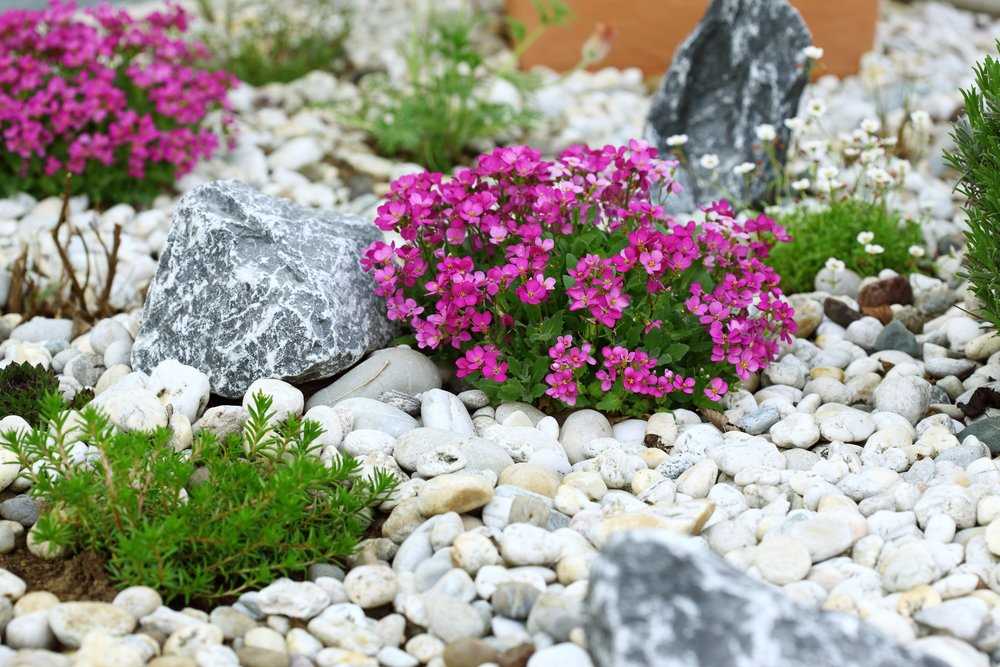 Как сделать каменные элементы в саду