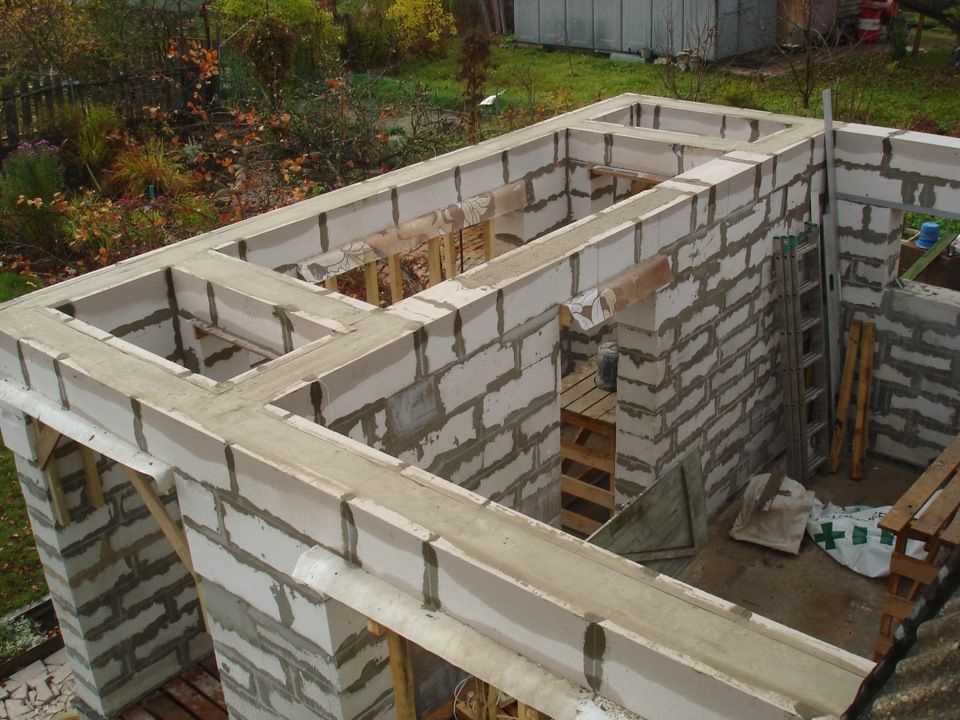 Как укрепить стены в жилом доме с использованием бетона.