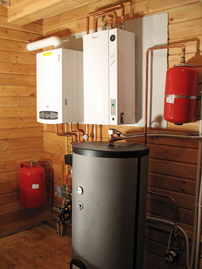 Газовое отопление в деревянном доме